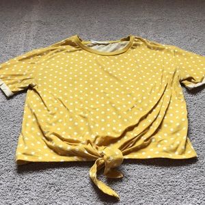 Polka Dit Yellow T-Shirt